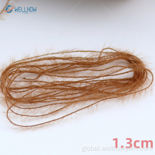 Camel Hair Yarn for Knitting Nylon Feather Hair Mink Fancy Yarn Dyed Yarn Manufactory